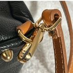 Divina Firenze black Pebbled Leather Convertible Top Handle Backpack Crossbody Photo 12