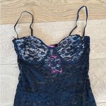 Edikted  - Cynthia Lace Cup Sheer Jumpsuit in Black Photo 2