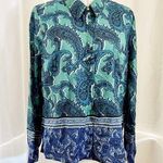 Charlie Jade  polyester blouse Size Large Photo 0