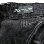 ZARA Shorts Size 10 W30" x L2" Denim Shorts Jean Shorts High Rise Shorts Cuffed Shorts Women's Photo 3