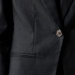 J.Crew NWT Women’s Alexandra Blazer Lined Classic Stretch Linen Blend Black 20 Photo 2