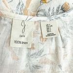 Joie  Floral Tiered 100% Linen Summer Dress Women’s Size Large Beach Vacation Photo 10