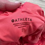 Athleta  Hampton One Piece Swimsuit Coral V Neck Twist Back Size L Photo 7