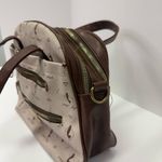 Baby Phat Vintage Logo Satchel Bag Brown Beige Y2K Purse Photo 5