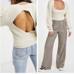 Free People Saffron Top in Oatmeal sweater Sz XS Photo 2