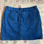 Croft & Barrow  Blue Denim Skirt Photo 3