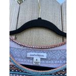 John Paul Richard John Paul‎ Richard Women's Knit Top With Ruffle Sleeves Size Small wood button Photo 4