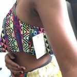 Nordstrom Geometric Black Bikini Top Photo 3