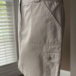 Rafaella Twill Cotton Skirt in Light Kaki. Photo 2