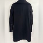 Diane Von Furstenberg  DVF Lulu Wool blend Boucle Long Coat Gray Black Women’s 0 Photo 8