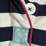 Joule Clothing Navy White Stripe Long Sleeve Polo Shirt Size 8 GUC #6005 Blue Photo 4