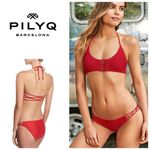 PilyQ New. Rouge Braided Zen Bikini set. Regularly $149 Photo 1