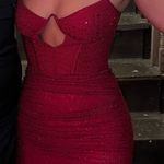 Oh Polly  Mini Dress Embellished Red Photo 1