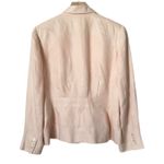 Ralph Lauren Lauren  Women's Light Pink Linen Blazer Jacket Size 10 Photo 2