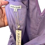 For Love & Lemons Chelsie Mini Purple Polka Dot Bow Dress NWT Size XS Festival Photo 1