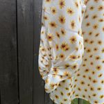 We Wore What Womens Lined Mini Skirt Size Med Ditsy Daisies Cropped Top S/P Photo 4