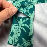 Rip Skirt Hawaii Adjustable Wrap Skirt Lightweight Green Tropical Print Size S Photo 4