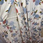 American Eagle  Outfitters Floral Spaghetti Strap‎ Jumpsuit Slit Leg Size 12 Photo 4