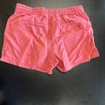 J.Crew Pont Sur Nantucket Linen & Lyocell Blend XS Red Pull On Shorts Photo 5