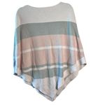 Barefoot Dreams  Ocean Breeze Poncho Pink Stripe One Size‎ BDWCU1966 Photo 1