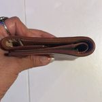 Dooney & Bourke Vintage Caramel Brown Leather Wallet Photo 11