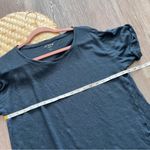 J.Crew J.‎ Crew 100% linen tee navy blue roll cuff sleeve Photo 4