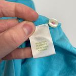 Lilly Pulitzer Turquoise Blue Collared Short Sleeve Cotton Polo Shirt Dress M Photo 7
