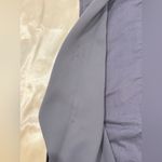 Vince  Long Drape Crepe Vest Wrap Leather Tie Waist Belt Gray Small Chic Classic Photo 11