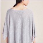 Anthropologie  Heather Gray Silver Knit Sweater Top Photo 1