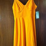 Wild Fable women’s knit skater dress in Gold, size Medium, w/ corset top, NWT. Photo 1