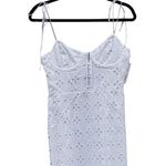 For Love & Lemons Picnic Mini Dress White Eyelet Revolve NWT Large Photo 0