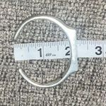 Lucky Brand SILVERTONE RAISED CUTOUT FLOWER DESIGN CUFF BRACELET SIGNED Photo 7