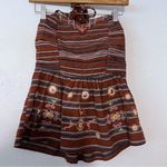 Altar'd State  Boho Embroidered Mirrored Halter Top size S Photo 0