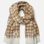 Timberland  Scarf Wheat Plaid One Size unisex SOFT COZY Photo 0
