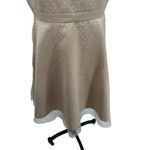 Lindy Bop Leona Almond Polka Dot‎ Mesh Prom Dress Beige Plus Size 3XL Photo 3