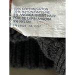 Gap Gray Open Front Crochet Collared Sweater Vest Photo 4