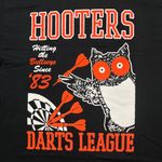 Hooters Darts League Hitting the Bullseye Since 83 T-Shirt Size Large Photo 1