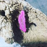 Fleece pink geode Druzy sterling pendant Pink Photo 0