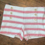 Loft nautical red & white flat front 2 vacationcore Riviera shorts Photo 0