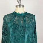 Heartloom  Forest Green Lace Blouse Photo 2