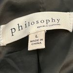 Philosophy ‎ Black Juniors Motorcycle
Moto Jacket Large Faux Suede Photo 5