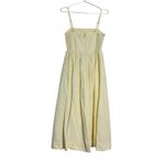 Ronny Kobo Yellow Corset Midi Dress Size 6 Photo 6
