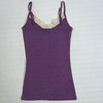 Old Navy Womens Y2K Fairy Lace Trim Tank Top Size S Purple Y2K Stretch Preppy Photo 1