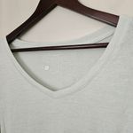 Stylus Light Green Ruched Top Womens XL Athleisure Workout Short Sleeve Casual Photo 1