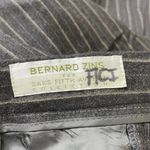 00s BERNARD ZINS Vintage Brown Pin Stripe Straight Leg Dress Pants Size 14 Photo 3