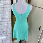 EXPRESS women S scoopneck tank top fit & flare dress w/back zipper mint green Photo 8