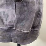 Lululemon Women's 6 Black Gray Camo Scuba Training Yoga Pullover Hoodie Sweater Photo 4