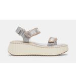 NIB Dolce Vita Debra Platform Sandal Silver Sz 10 $130‎ Photo 2