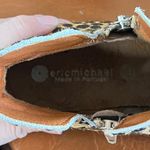 Eric Michael  Lynx Women's Boots Tan Animal Print Leather Upper Size 36 US Size 7 Photo 6