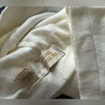 Victoria's Secret Off White Ivory Acrylic Lounge Sweater Pull On Pants, Large Photo 1